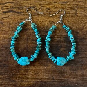 Turquoise Beaded Earrings